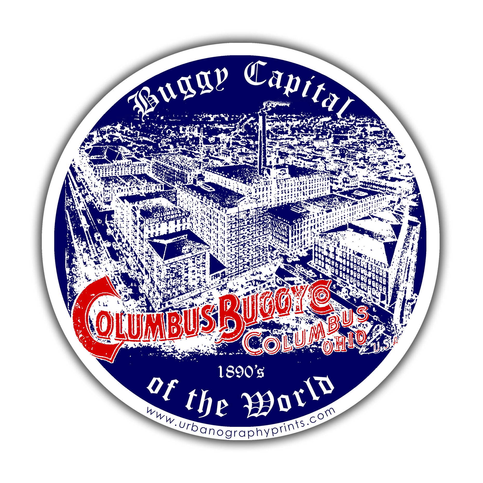 Buggy Capital of the World Sticker