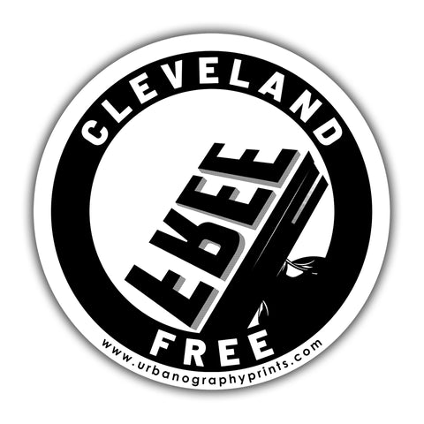 Cleveland Free Sticker