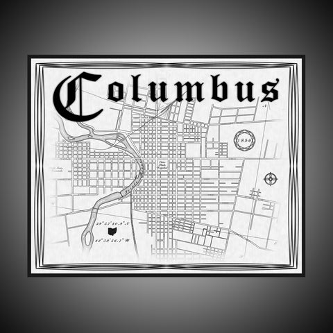 Columbus Map (1856)