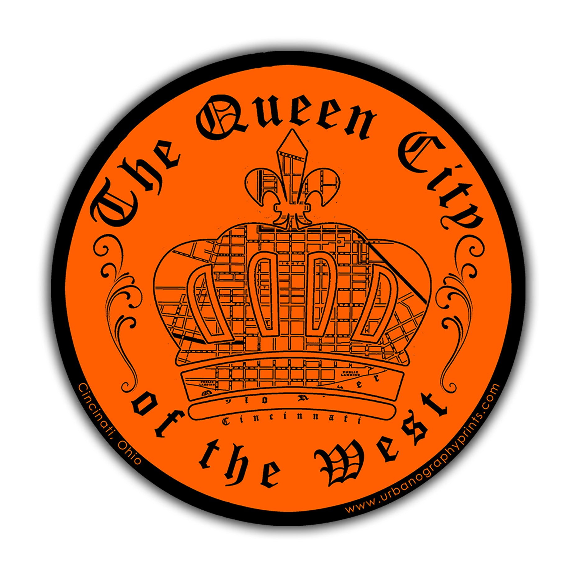 Queen City of the West Sticker