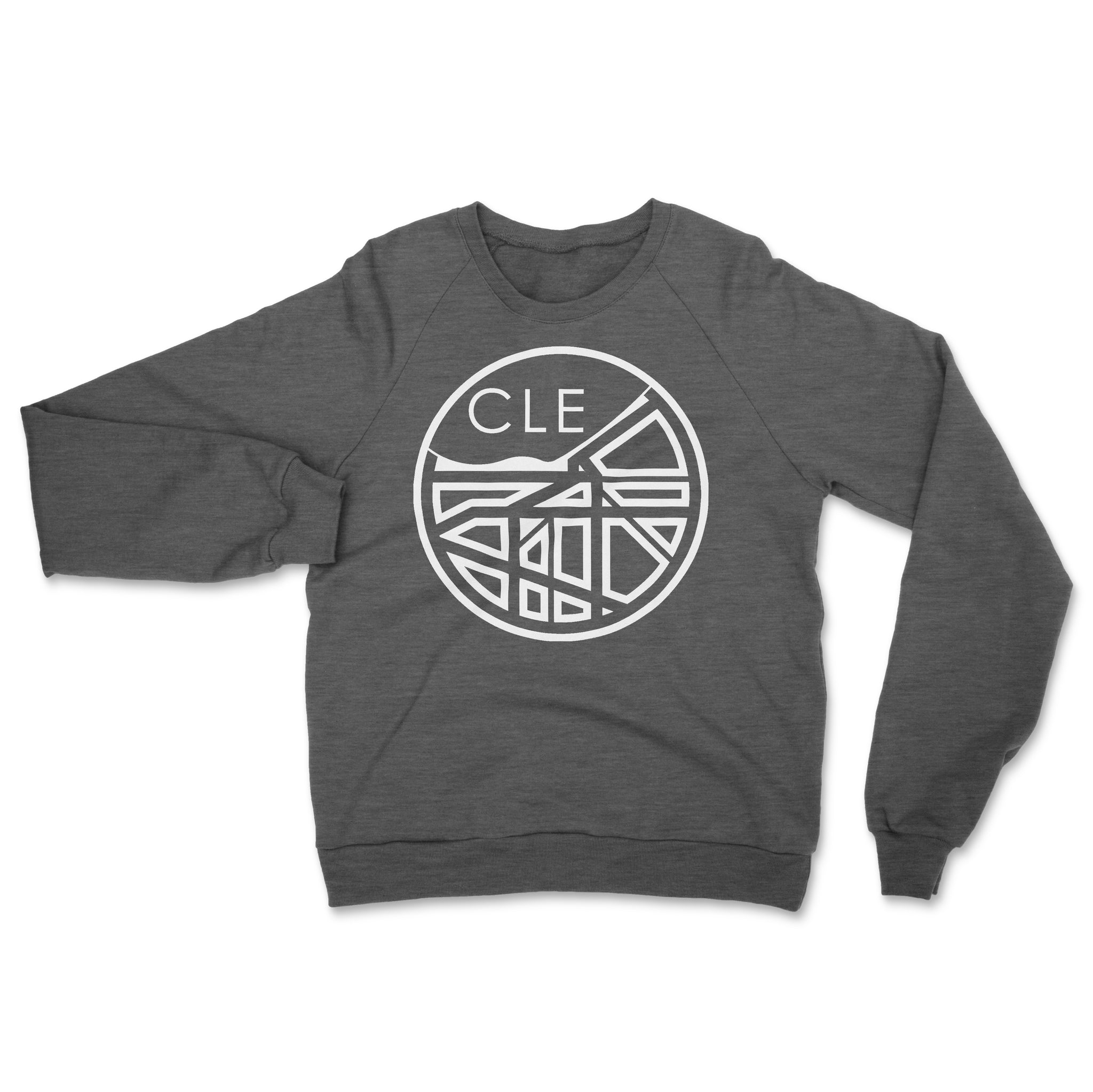 Cleveland T & O Map Sweatshirt (Men's/Unisex)